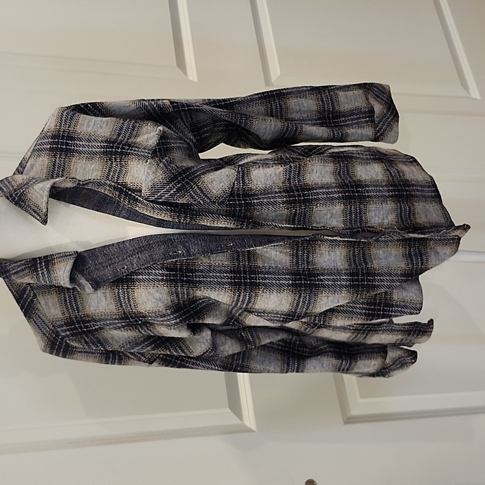 Cisono large wool button up shirt